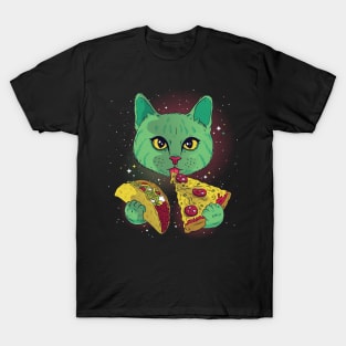 Taco Pizza Cat T-Shirt